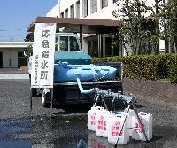 折畳式仮設給水タンクの画像